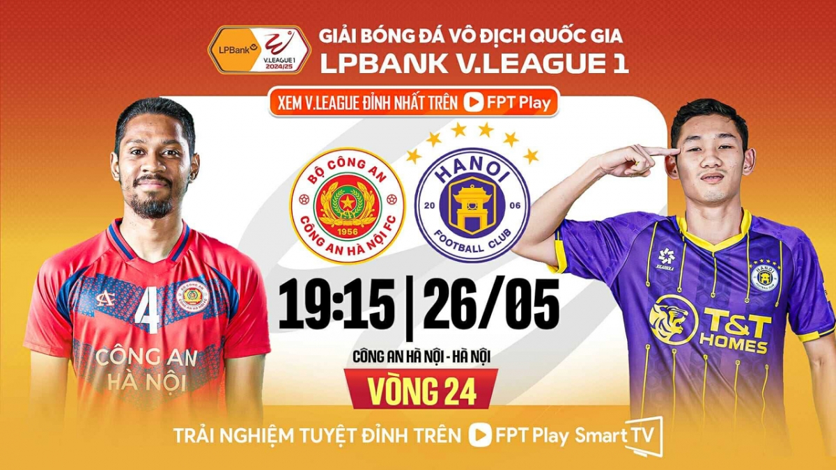 Trận đấu giữa CAHN và Hà Nội FC thu hút sự chú ý của người hâm mộ.