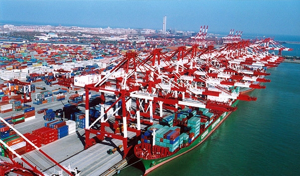 Một cảng biển tại Trung Quốc. Ảnh: Indochina Lines