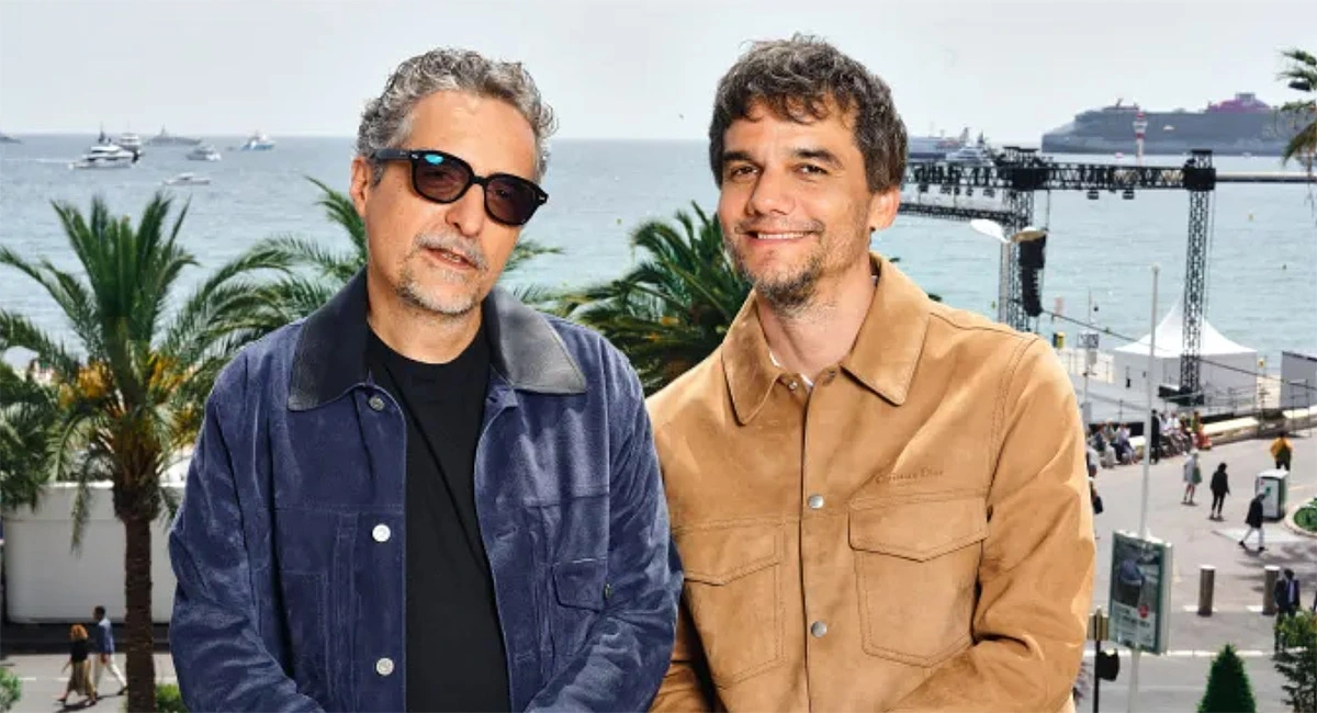Nam diễn viên Wagner Moura và đạo diễn Kleber Mendonca Filho.