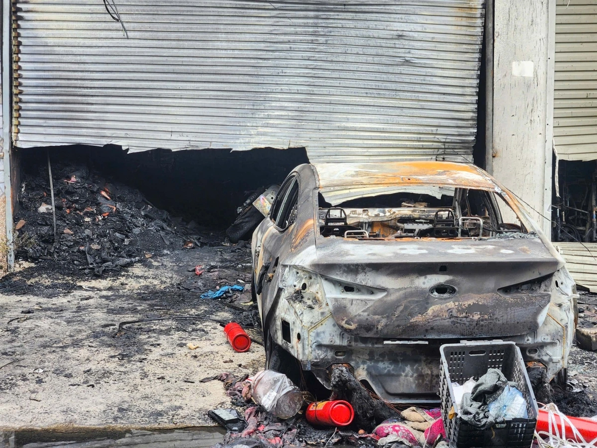 Hiện trường vụ cháy