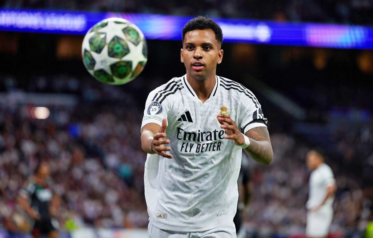 Rodrygo nhận được sự quan tâm lớn từ Liverpool, Arsenal và Man City. (Ảnh: Getty)