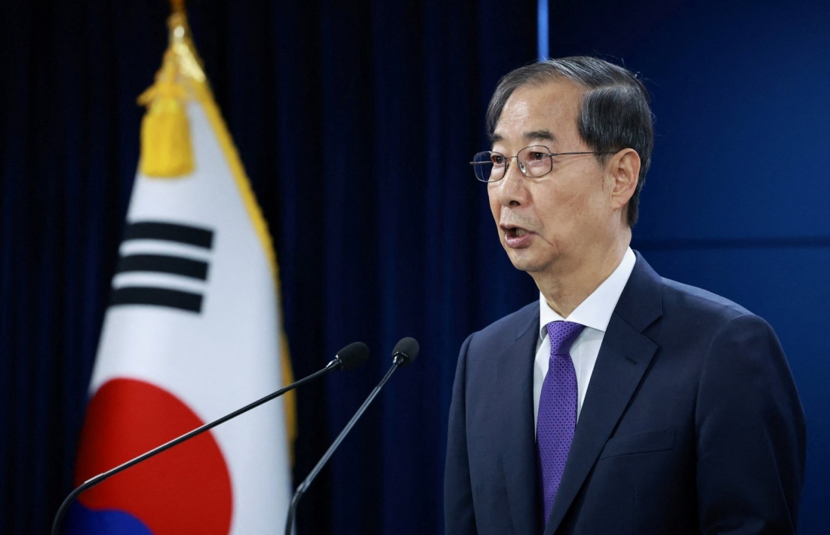 Cựu Thủ tướng Han Duck Soo. Ảnh: Reuters