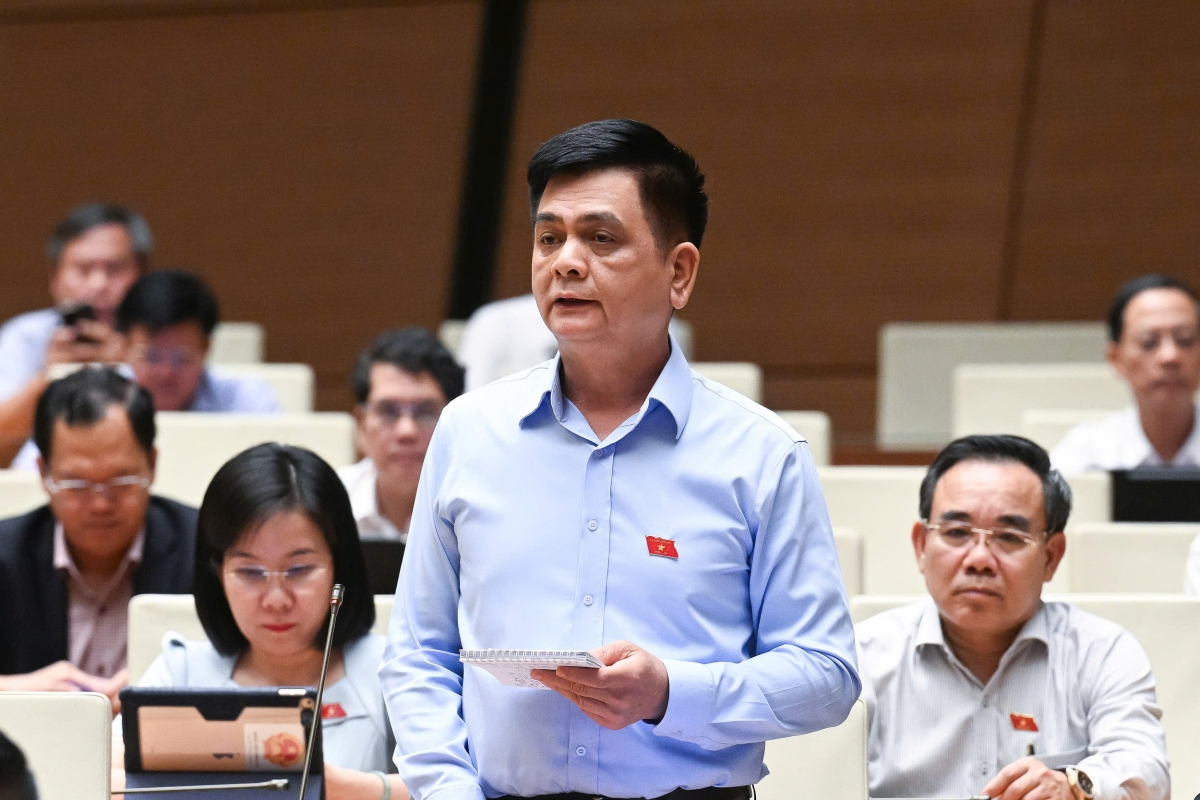 Đại biểu Nguyễn Lâm Thành (Đoàn Thái Nguyên). Ảnh: Quốc hội
