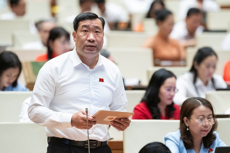 ĐB Thạch Phước Bình, Đoàn Trà Vinh. (Ảnh: Media Quốc hội)