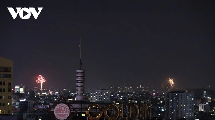 Thirty fireworks launch sites are set up citywide to mark the 50th anniversary of national reunification