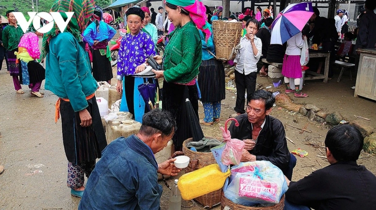 Visitors to Pho Cao market can explore the colourful tapestry of highland cultures across the Dong Van Karst Plateau.