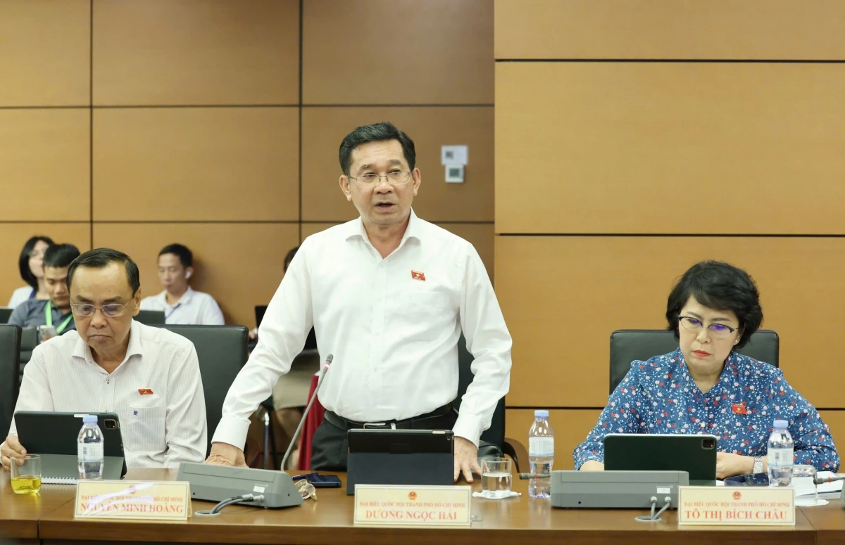 ĐBQH Dương Ngọc Hải (đoàn TP. HCM). Ảnh: Quang Phúc