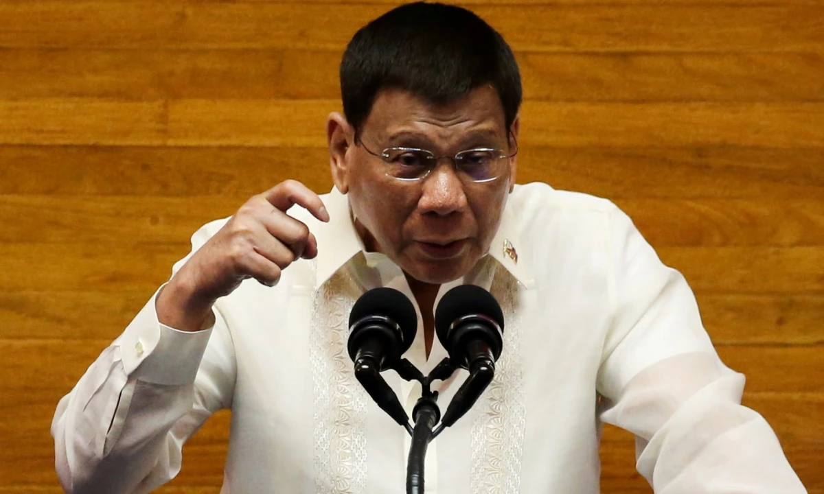 Ông Rodrigo Duterte. Ảnh: Reuters