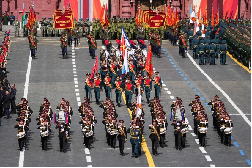 Hình ảnh trong lễ duyệt binh.