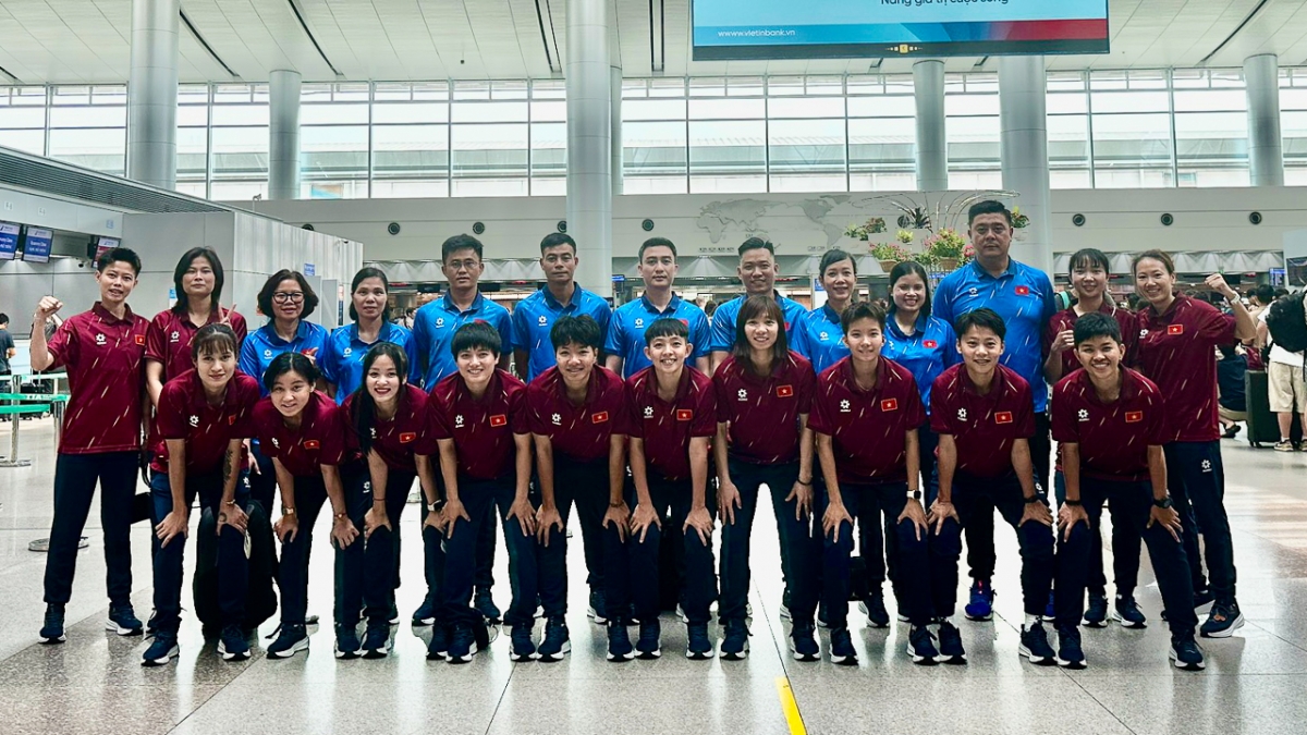 ĐT Futsal nữ Việt Nam tham dự giải châu Á (Ảnh: VFF)