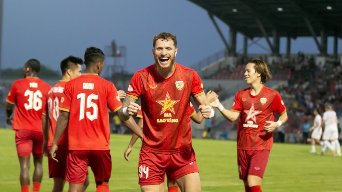 Hà Tĩnh vẫn đang bất bại trên sân nhà ở V-League 2024/2025 (Ảnh: VPF).