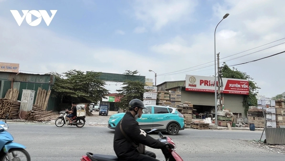 Công trình vi phạm sử dụng đất, trật tự xây dựng, vi phạm trật tự đô thị tại phường Đại Mỗ.