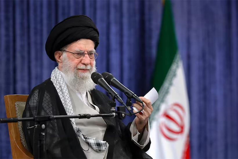 Lãnh đạo tối cao Iran Ayatollah Ali Khamenei phát biểu trong một cuộc họp tại Tehran, Iran, ngày 20/5/2025. Ảnh: Văn phòng Lãnh đạo tối cao Iran