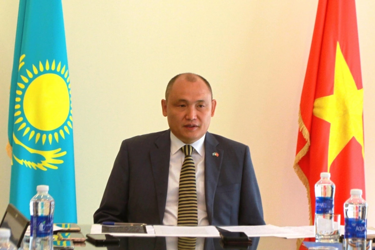 Đại sứ Cộng hòa Kazakhstan tại Việt Nam Kanat Tumysh. (Ảnh: VTC)
