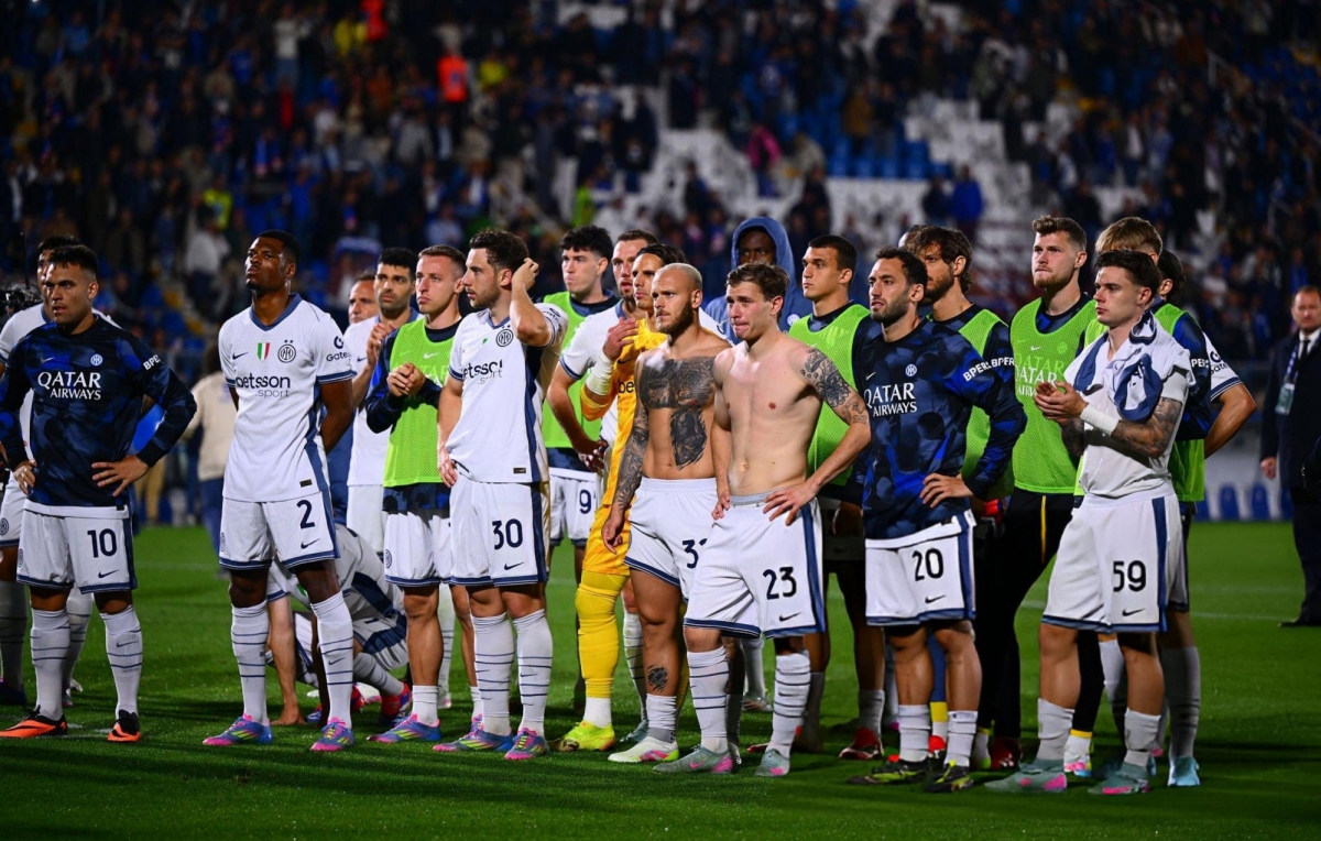 Inter Milan sẽ tập trung cho trận chung kết Cúp C1 châu Âu với PSG sau thất bại tại Serie A 2024/2025. (Ảnh: Getty)