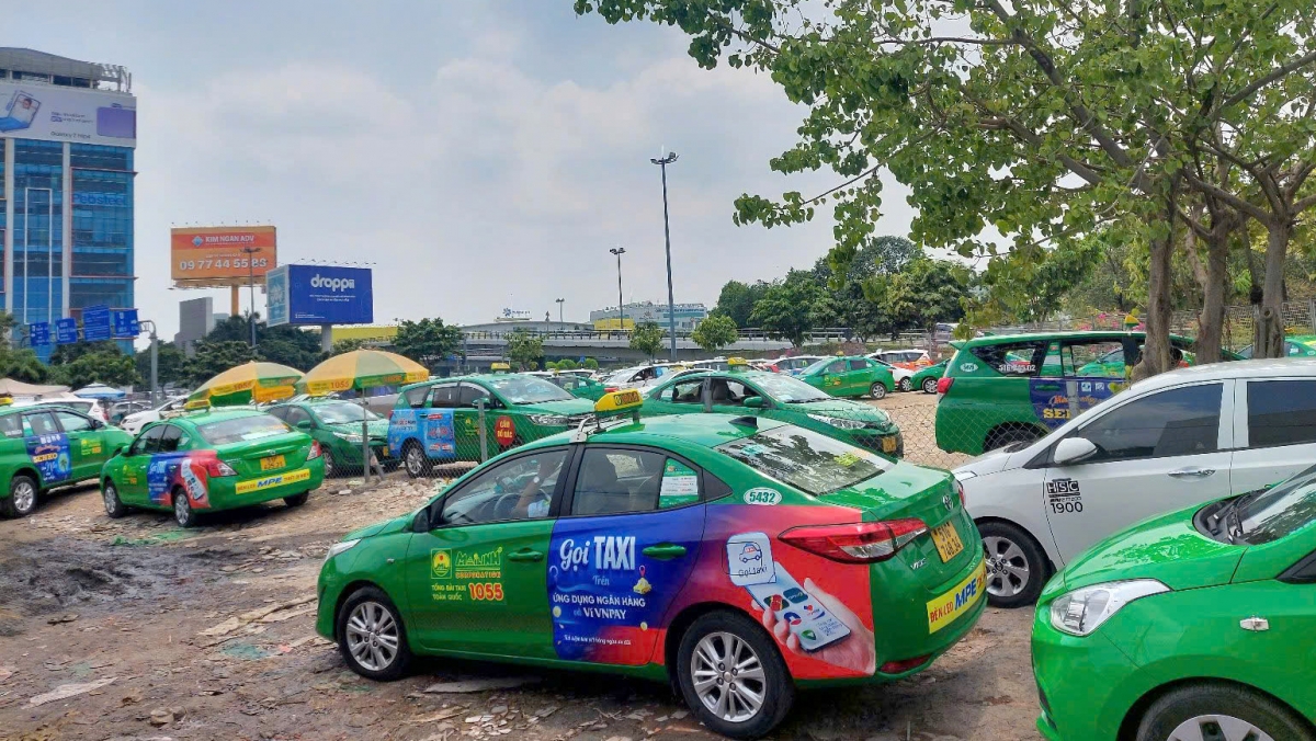 Khu đất 3.500 m2 từng làm bãi đệm cho taxi, xe công nghệ...để giải tỏa ùn tắc trong sân bay