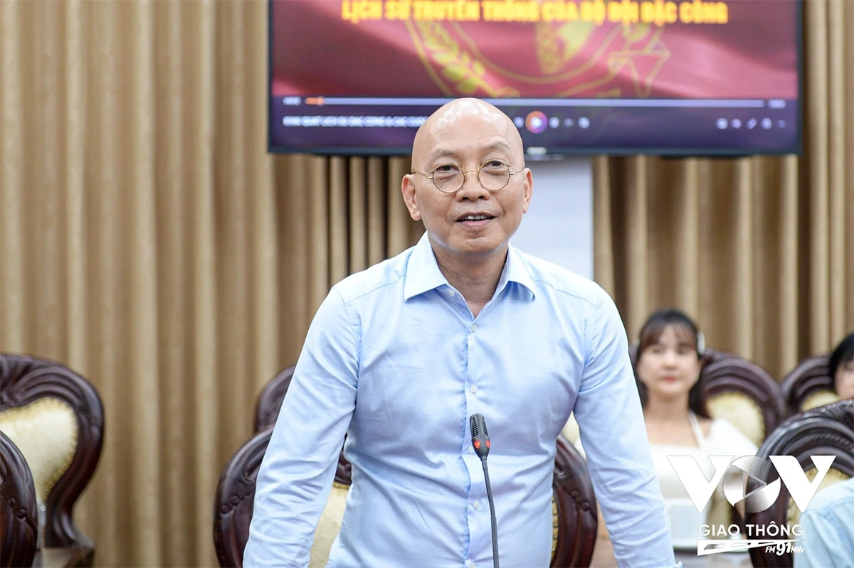Nhà báo Trang Công Tiến – Trưởng Ban VOV Giao thông Quốc gia.