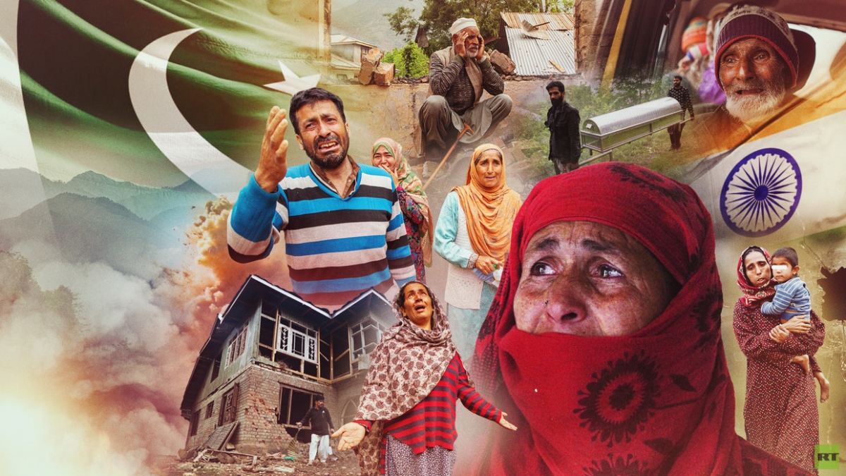 Ký ức kinh hoàng trong tâm trí người dân vùng Kashmir.Ảnh: RT