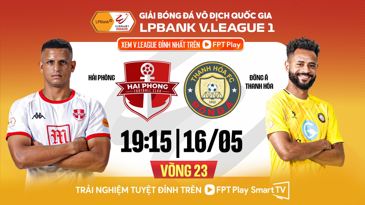 Hải Phòng so tài với Thanh Hóa tại vòng 23 V-League 2024/2025.