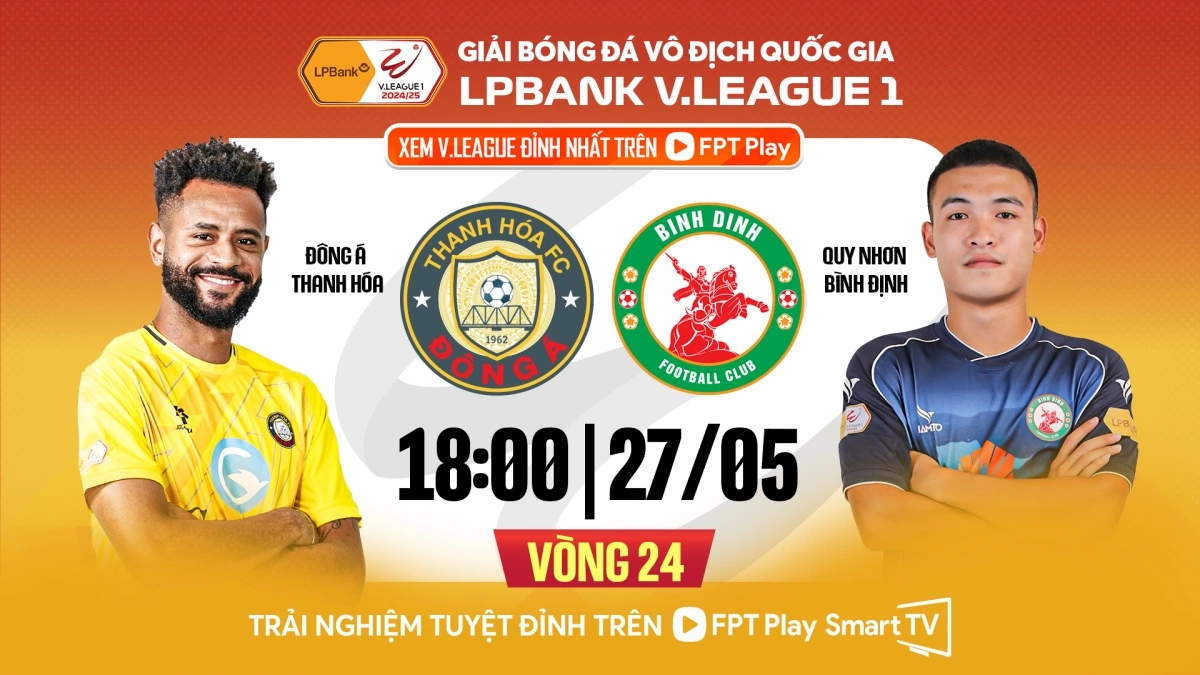 Bình Định có chuyến làm khách trên sân của CLB Thanh Hóa tại vòng 24 V-League 2024/2025.