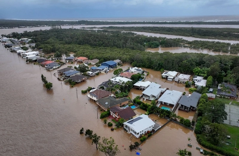Lũ lụt nghiêm trọng tại bang New South Wales, Australia. Ảnh: Reuters