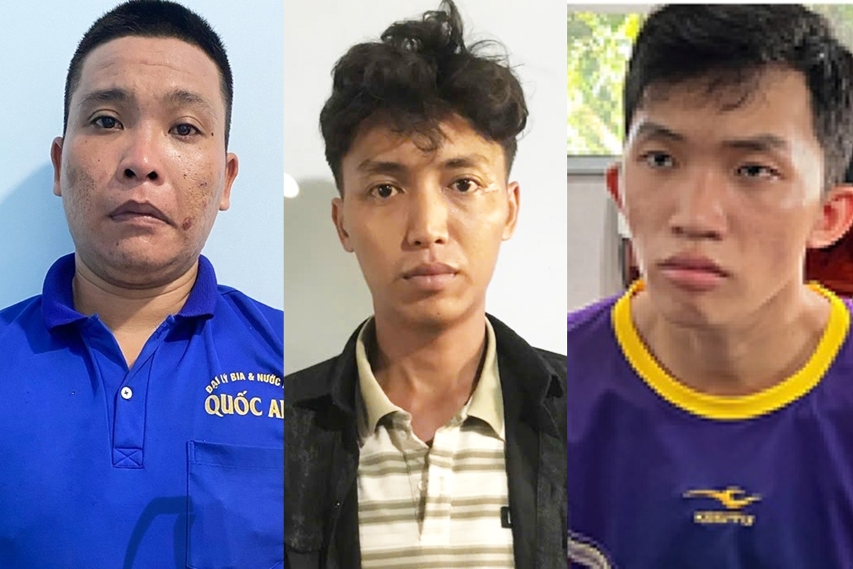 Từ trái sang phải: Đinh Văn An, Lê Ngọc Tuấn, Nguyễn Trọng Phúc