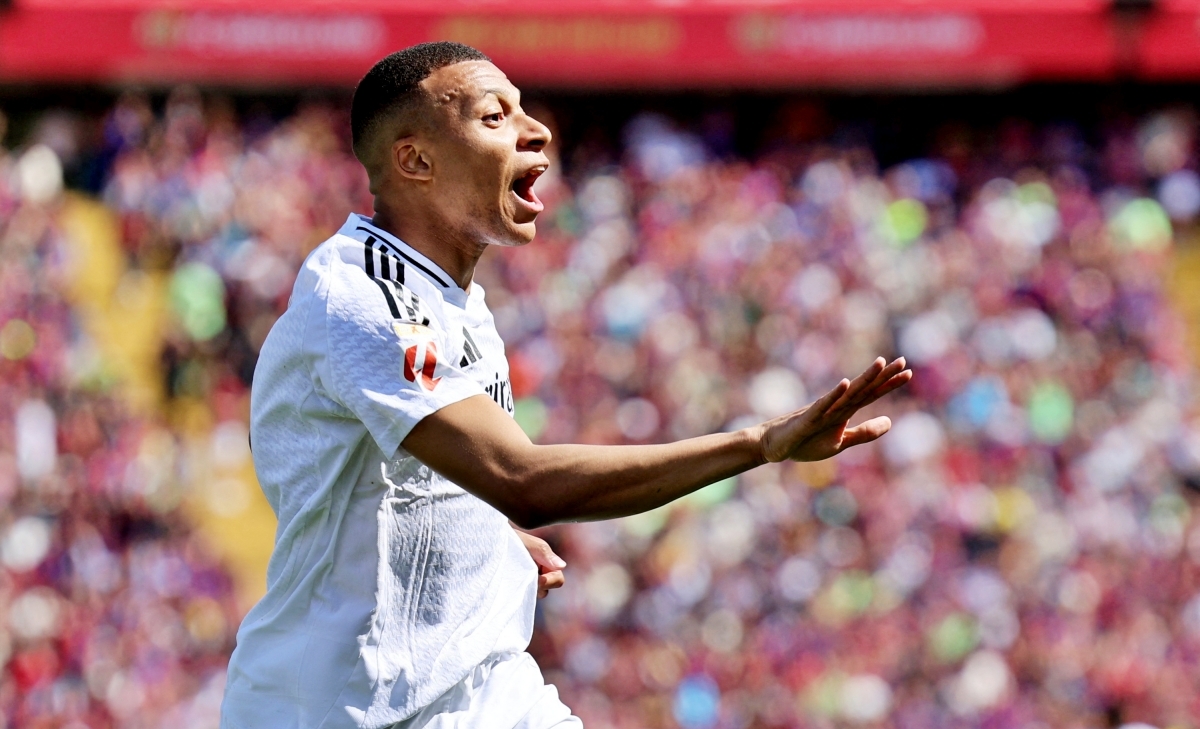Mbappe có cơ hội lớn giành danh hiệu "Vua phá lưới" La Liga 2024/2025 (Ảnh: Reuters).