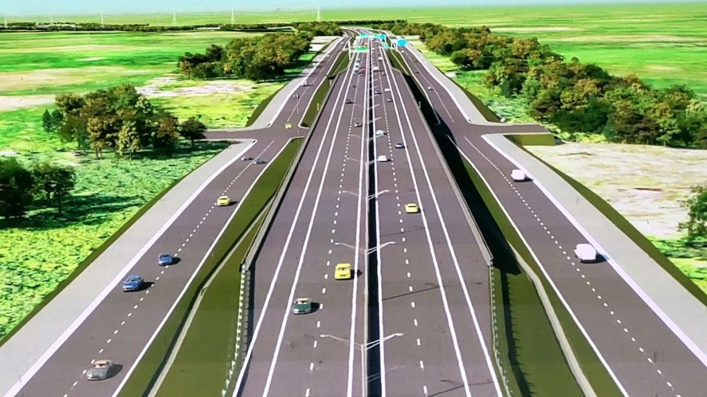 Phối cảnh Cao tốc TPHCM-Thủ Dầu Một-Chơn Thành 
