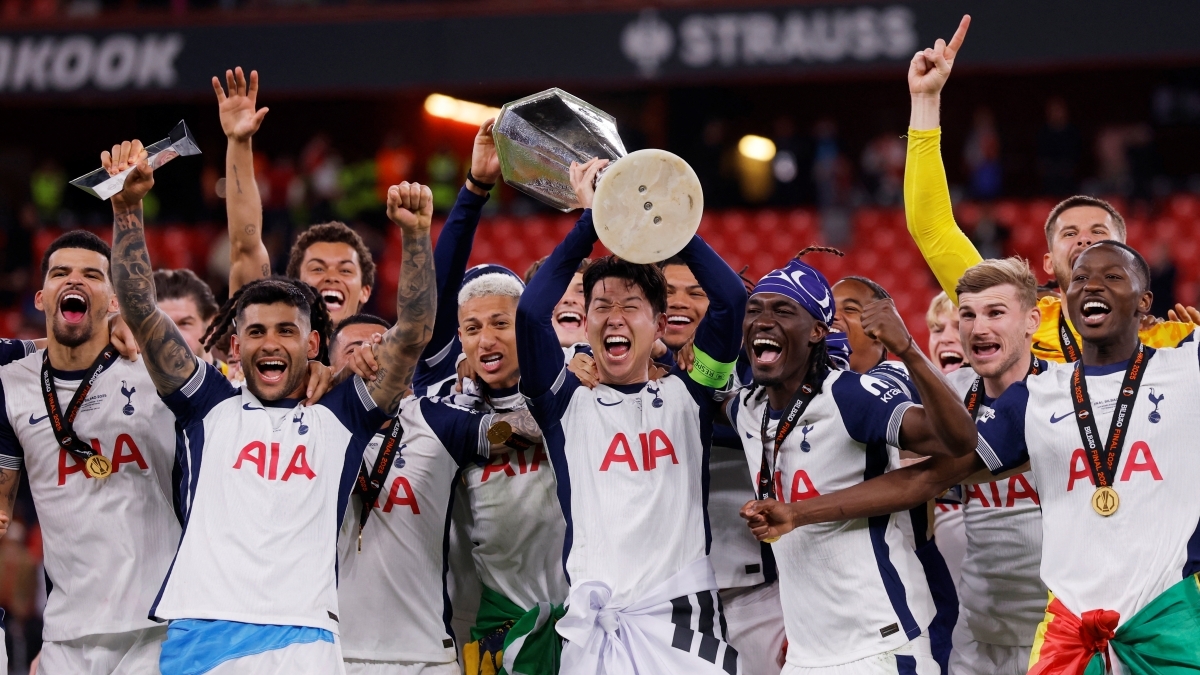 Tottenham vô địch Europa League 2024/2025 (Ảnh: Reuters).