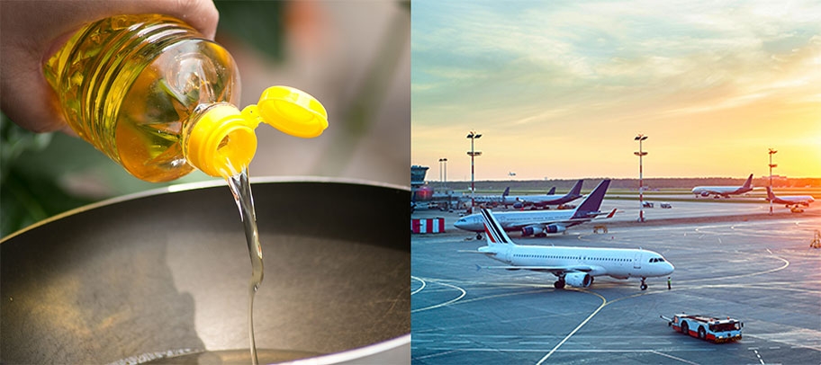 Nikki Holdings đã chế tạo thành công SAF từ nguyên liệu chính là các loại dầu ăn đã qua sử dụng thu thập từ các hộ gia đình và các nhà hàng ẩm thực. (Ảnh: Nikki Holdings)