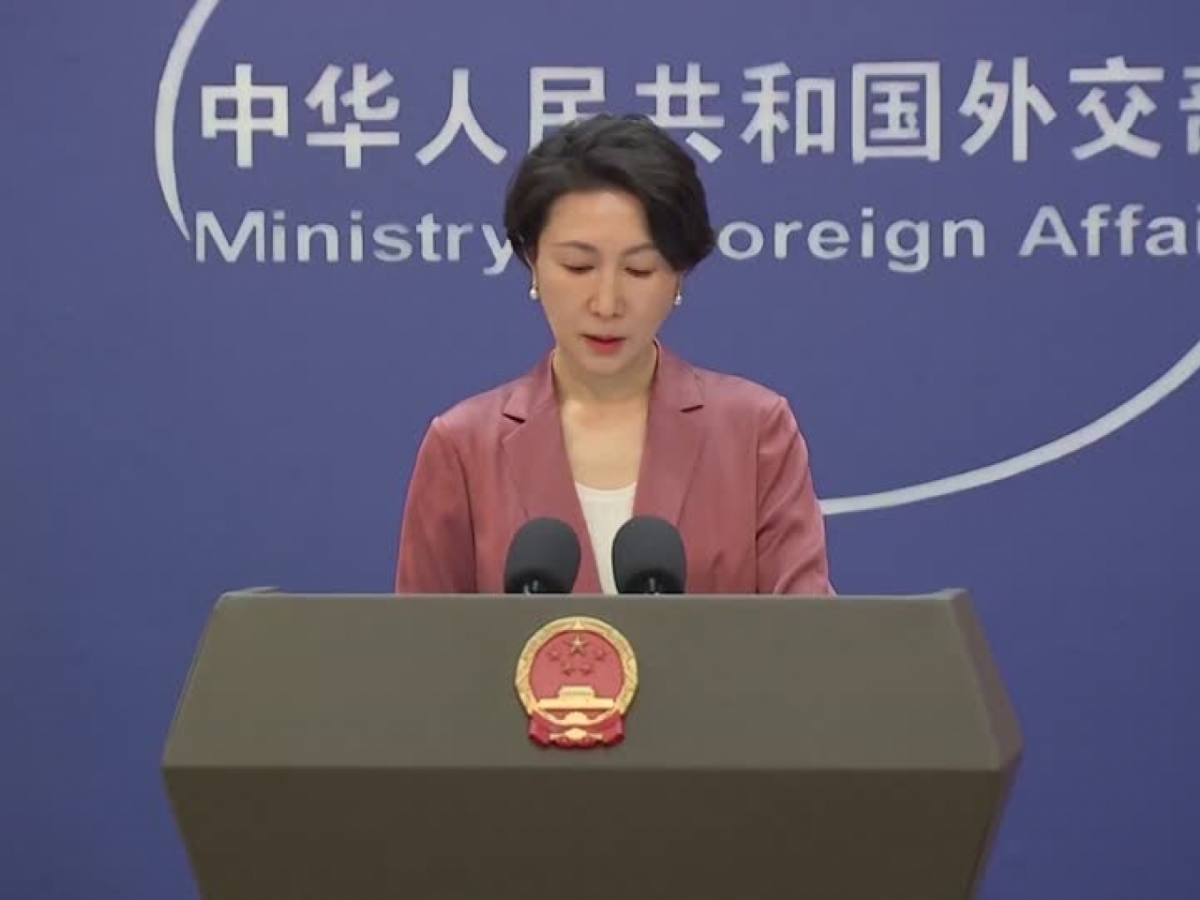 Người phát ngôn Bộ Ngoại giao Trung Quốc Mao Ninh. Ảnh: Reuters