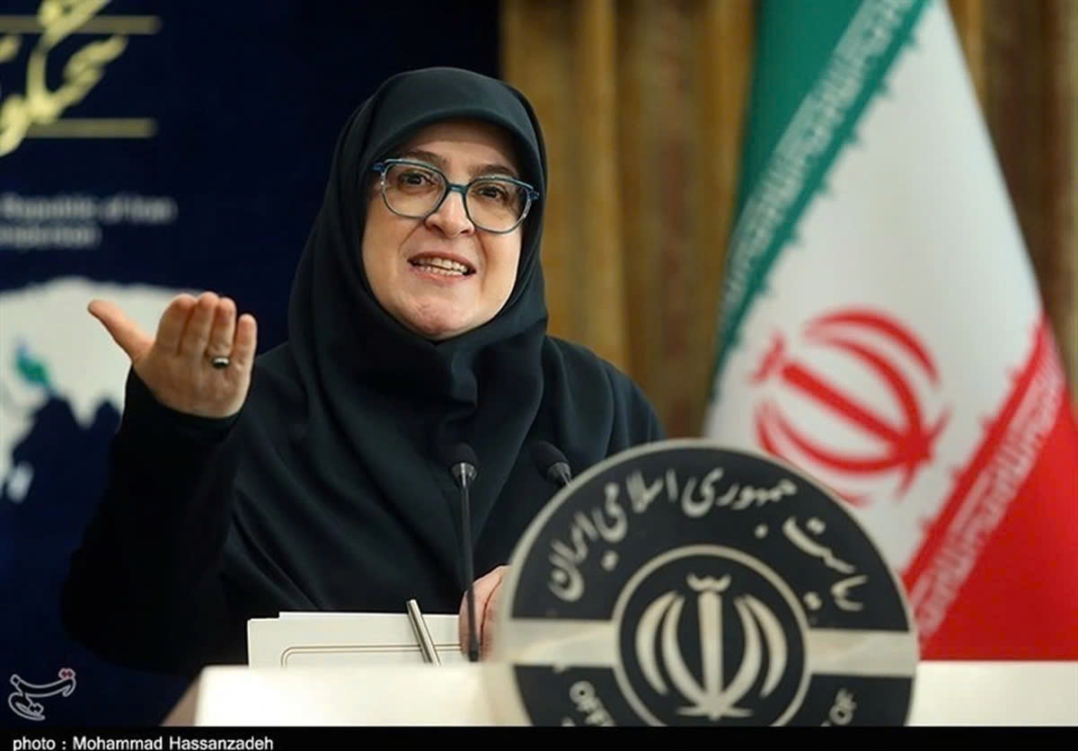 Người phát ngôn Chính phủ Iran Fatemeh Mohajerani - Ảnh: TASNIM