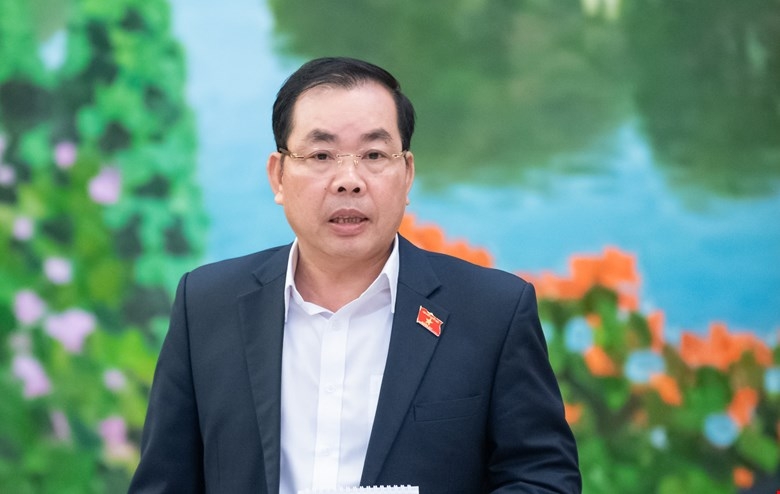Đại biểu Nguyễn Quang Huân (Đoàn Bình Dương). (Ảnh: Media)
