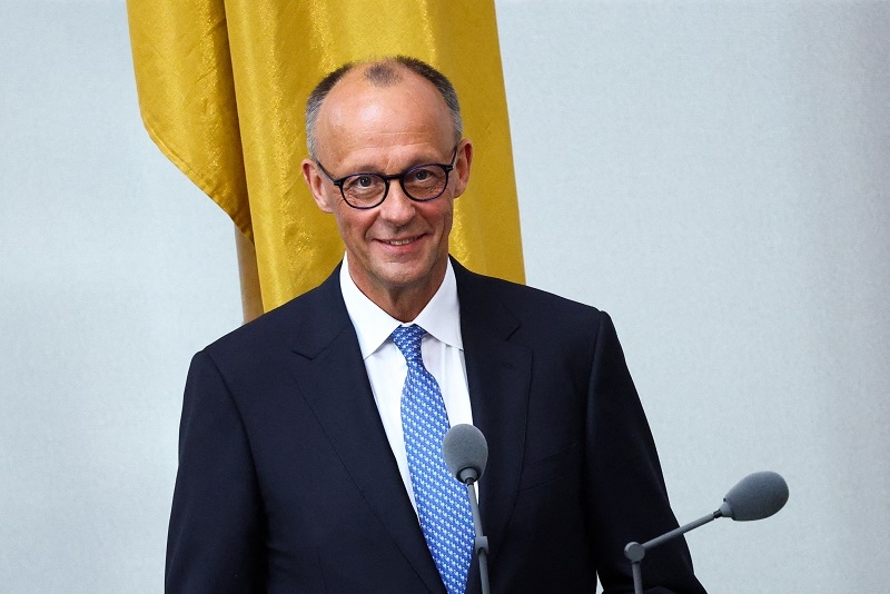 Ông Friedrich Merz trong buổi lễ tuyên thệ nhậm chức Thủ tướng Đức. Ảnh: Reuters