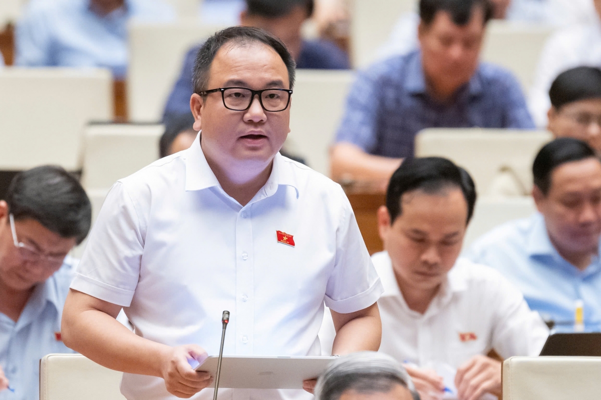 Đại biểu Phạm Trọng Nghĩa (Đoàn Lạng Sơn). (Ảnh: Media Quốc hội)