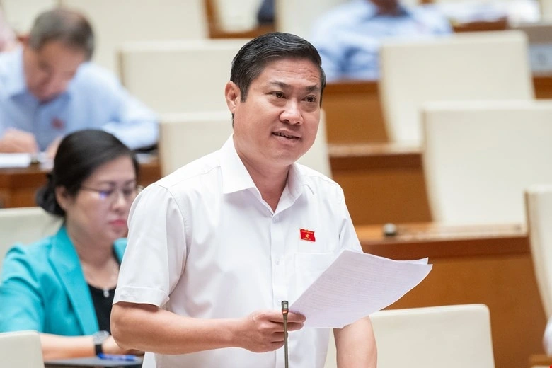 Đại biểu Phan Thái Bình - Đoàn ĐBQH tỉnh Quảng Nam. (Ảnh: Media Quốc hội)