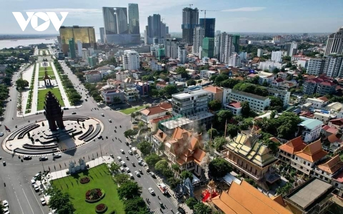 Thủ đô Phnom Penh của Campuchia.