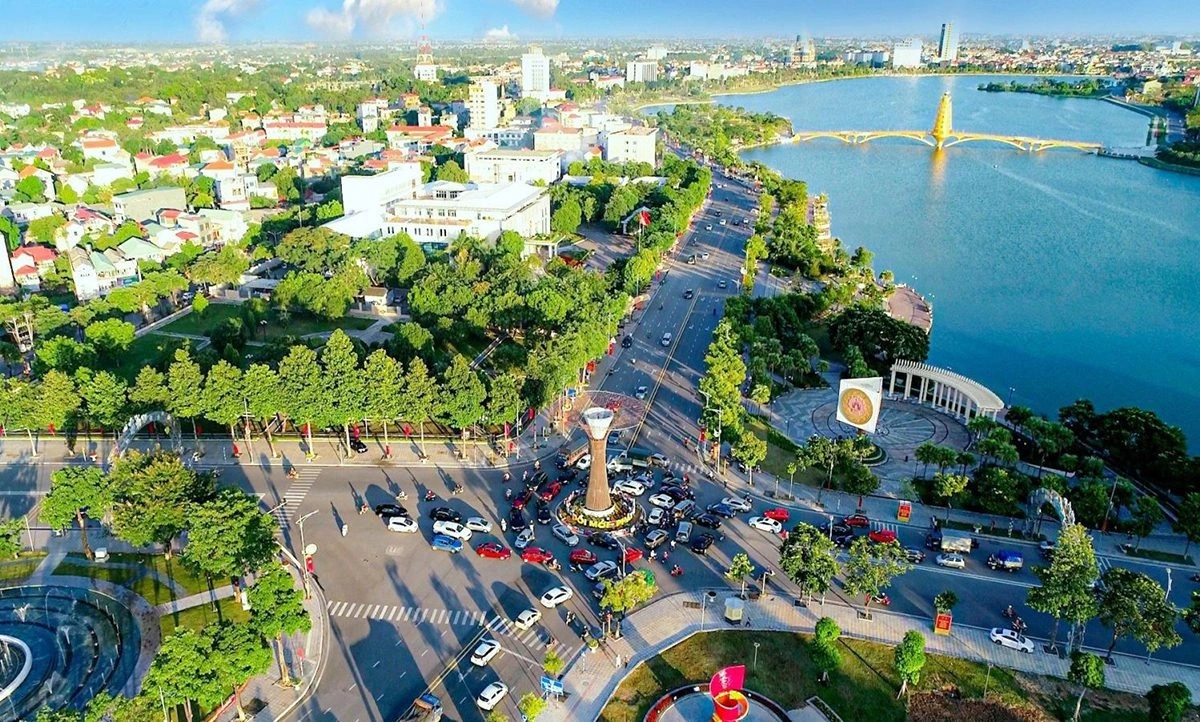 Một góc TP Việt Trì, Phú Thọ. 