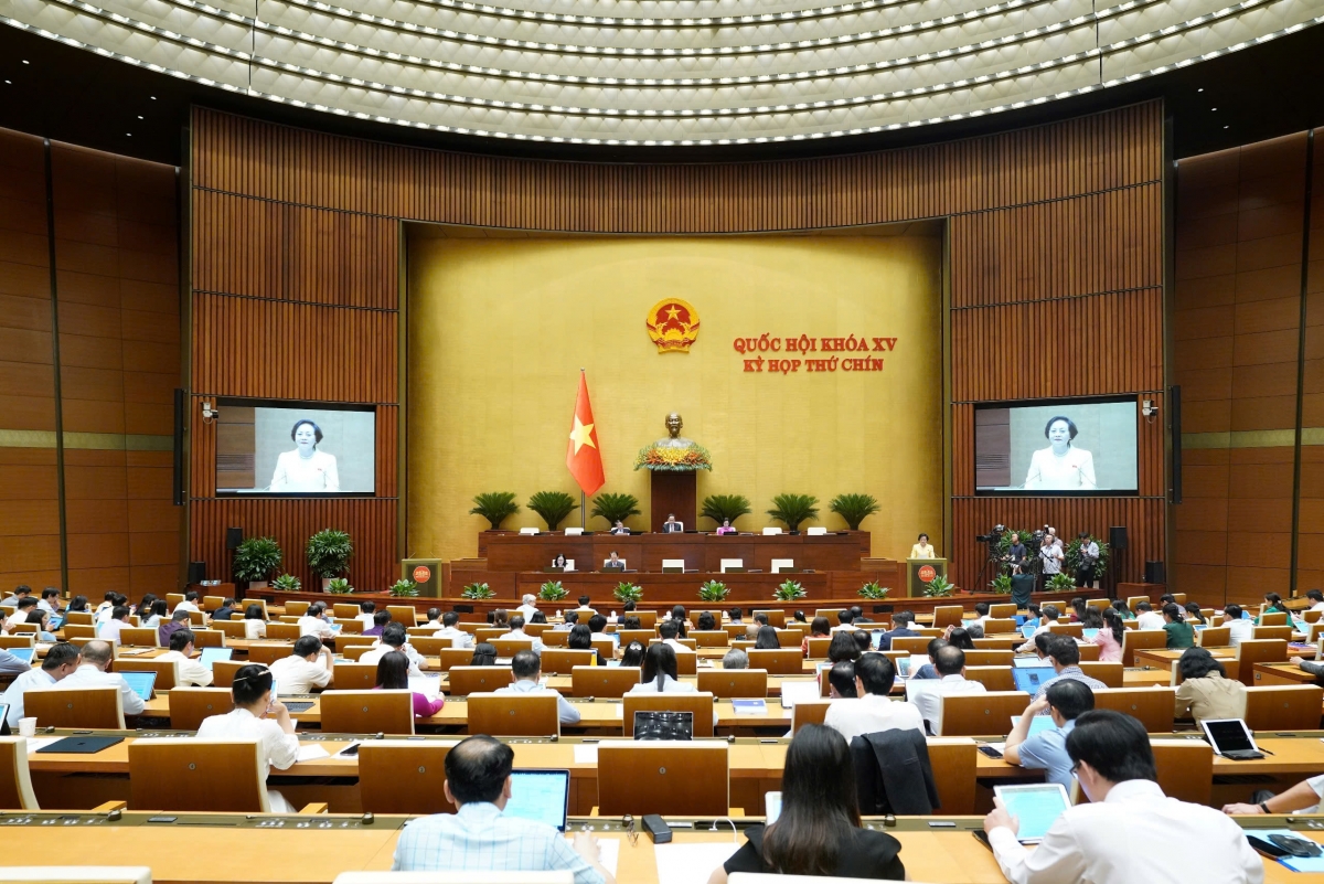 Sáng ngày 7/5, dưới sự điều hành của Phó Chủ tịch Quốc hội Nguyễn Thị Thanh, Quốc hội nghe Tờ trình và Báo cáo thẩm tra dự án Luật Tổ chức chính quyền địa phương (sửa đổi).