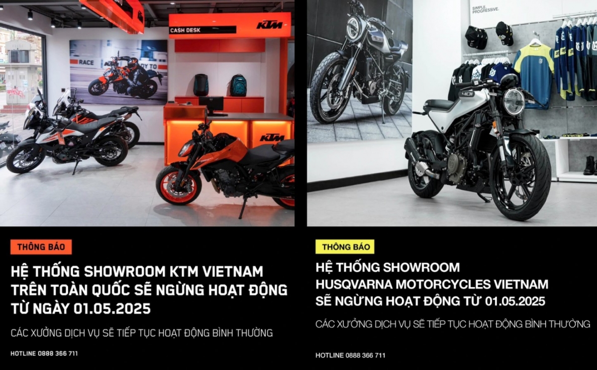 Thông báo dừng hoạt động của hai thương hiệu trên Fanpage