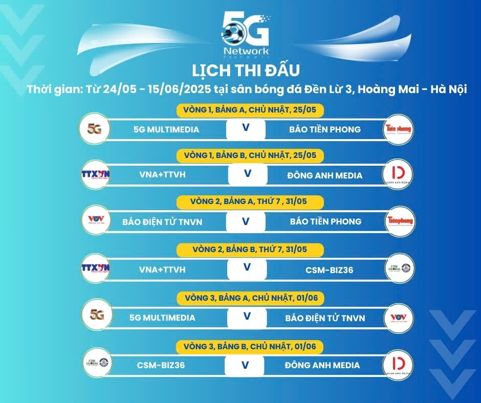 Lịch thi đấu.