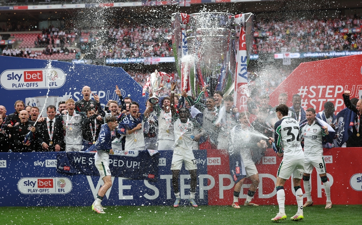 Sunderland giành vé lên chơi Ngoại hạng Anh 2025/2026 (Ảnh: Reuters).