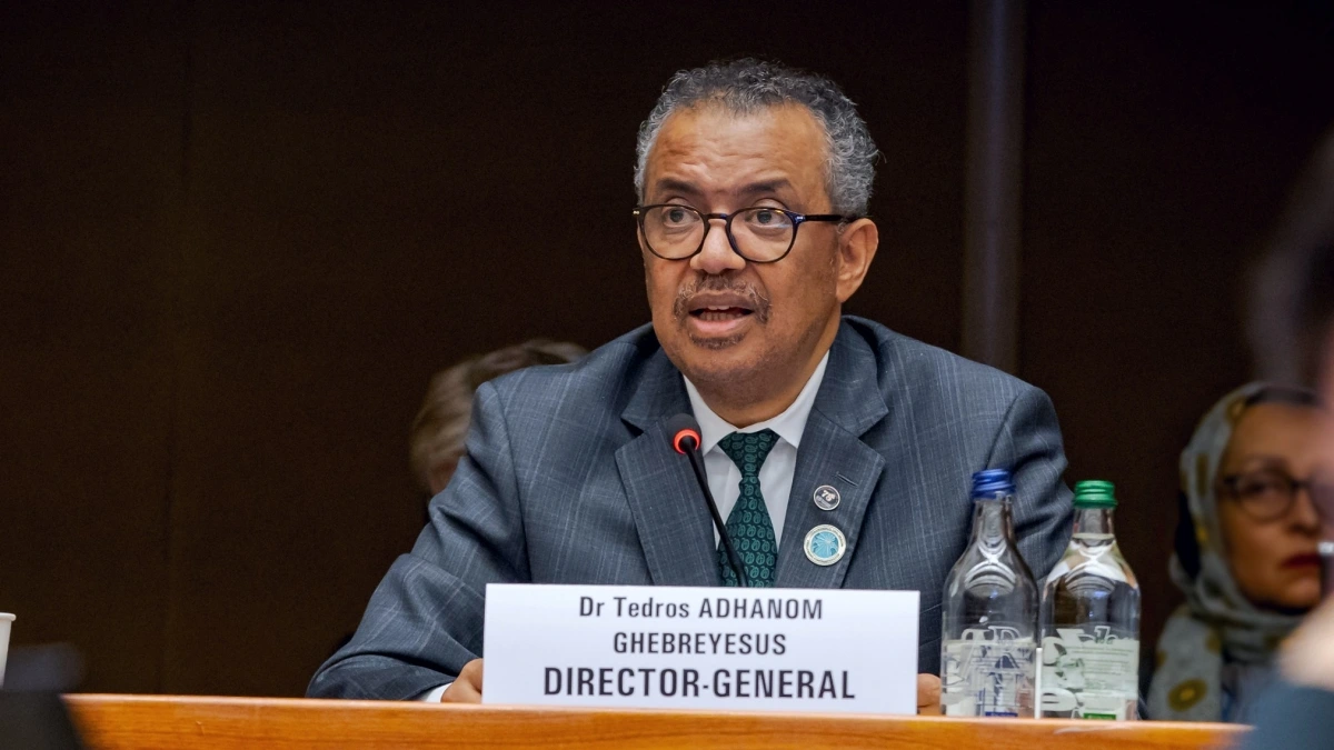 Tổng Giám đốc WHO, ông Tedros Adhanom Ghebreyesus. (Ảnh: WHO)