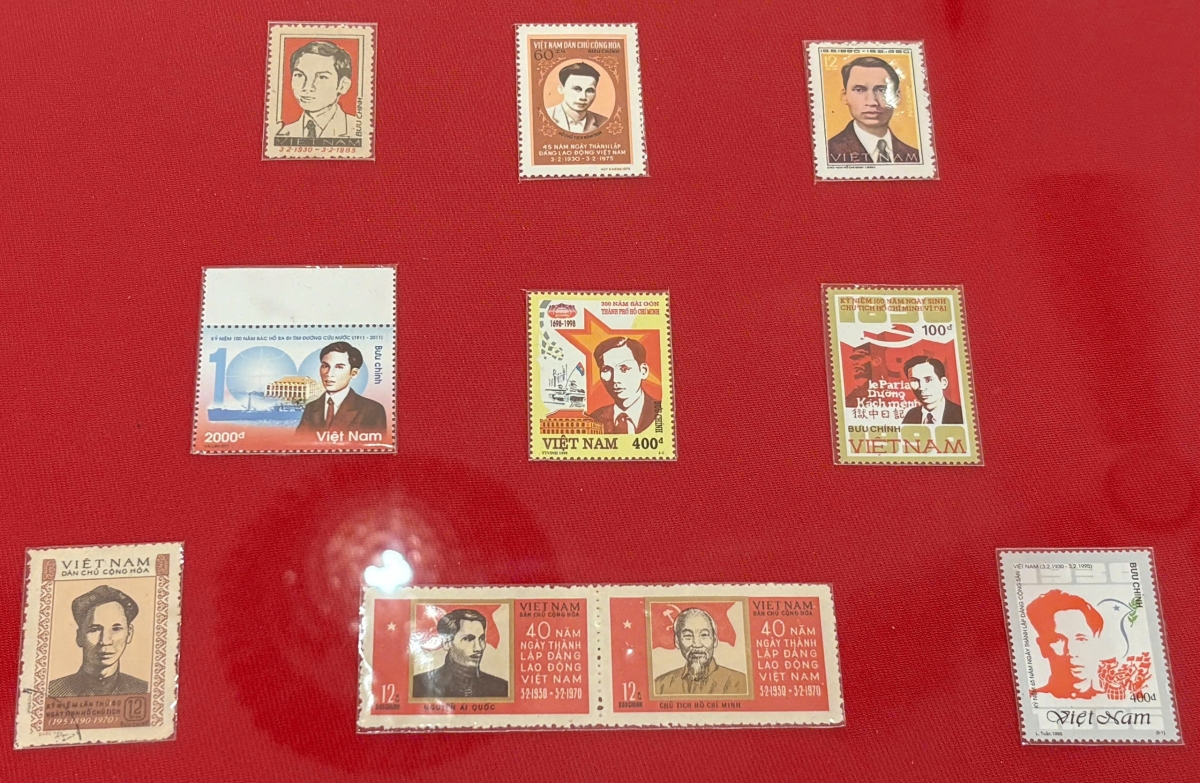 Sưu tập tem chân dung Chủ tịch Hồ Chí Minh năm 1920
