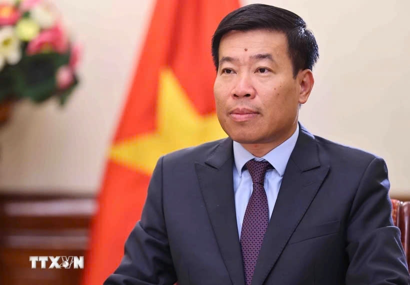 Thứ trưởng Ngoại giao Nguyễn Mạnh Cường. Ảnh: TTXVN)