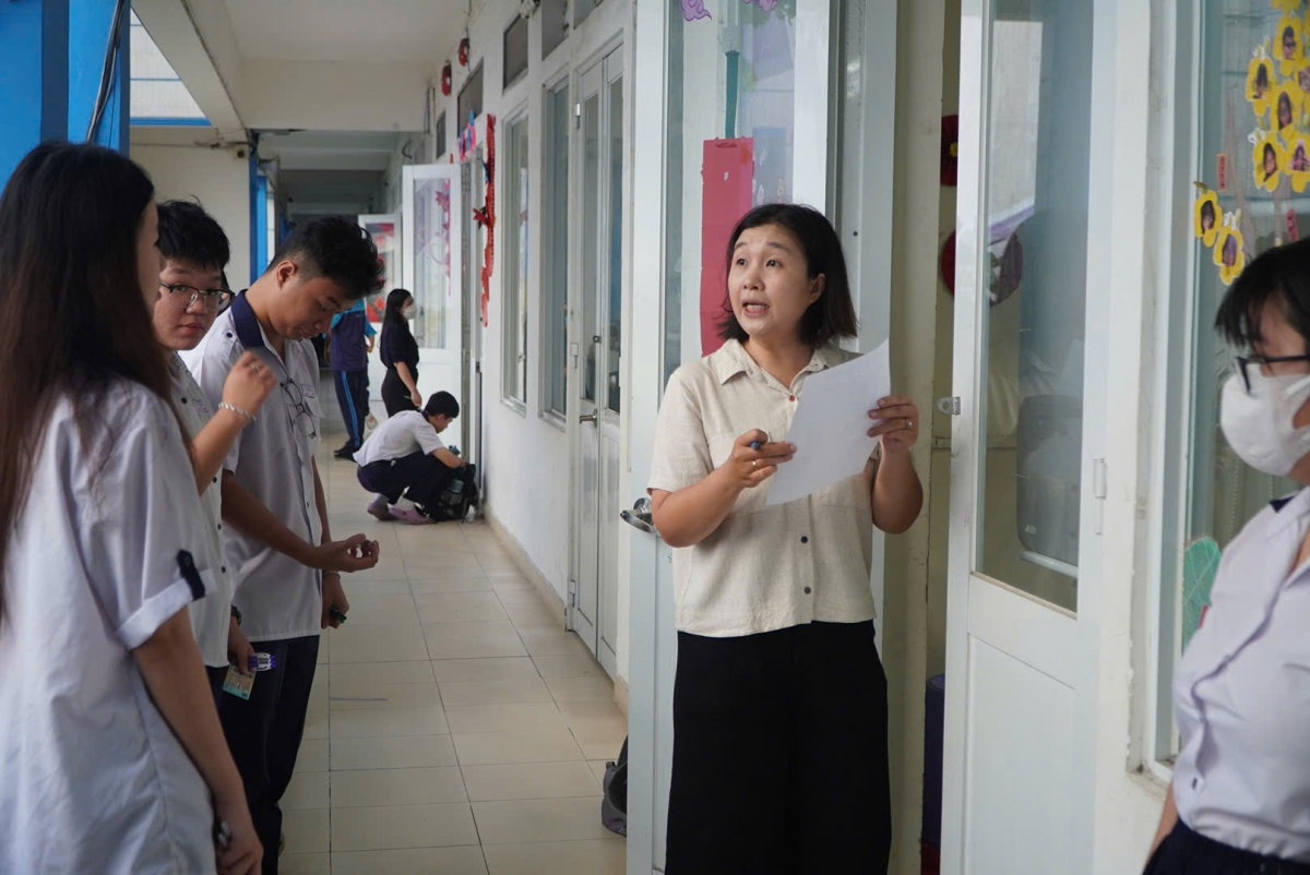 Đây là kỳ thi giúp học sinh làm quen với kỳ thi tốt nghiệp THPT  (Ảnh: C.P)