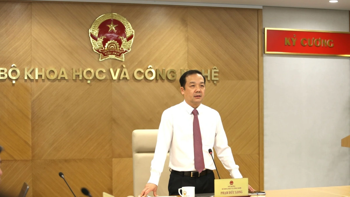 Thứ trưởng Bộ KH&amp;CN Phạm Đức Long (Ảnh: Bộ KH&amp;CN)
