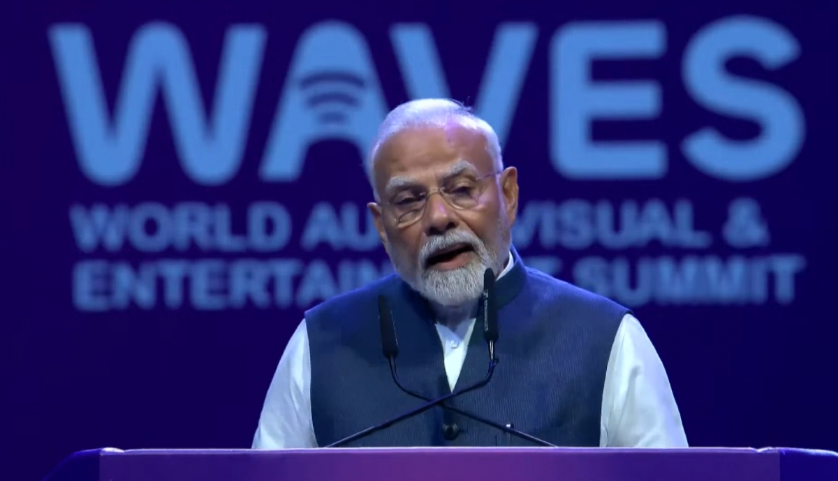 Thủ tướng Ấn Độ Narendra Modi phát biểu tại hội nghị