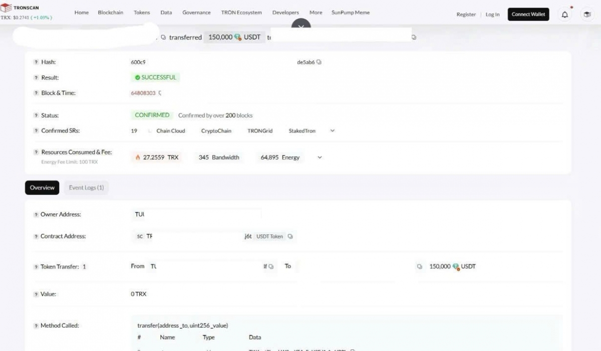 Nạn nhân T.T.A bị chiếm đoạt 150.000 USDT