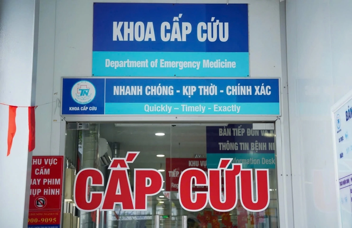 Khoa Cấp cứu Bệnh viện Thống Nhất (Ảnh BVCC)